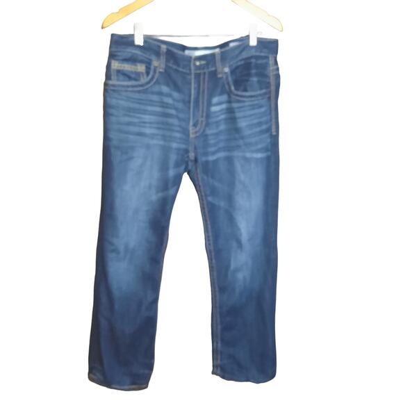 BKE Womens Jake Bootleg Dark Jeans Size 33S - Picture 1 of 7